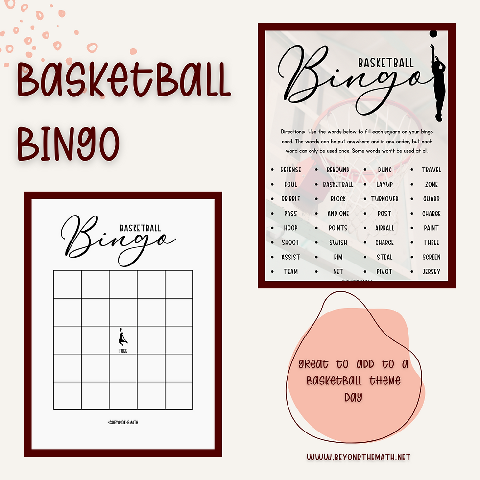 Basketball Bingo