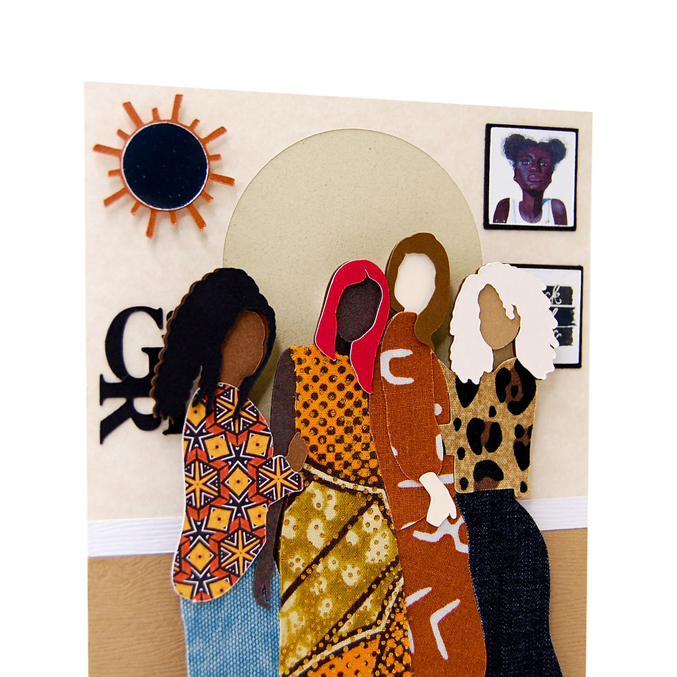 Thumbnail: Black Girl Magic Paper Art