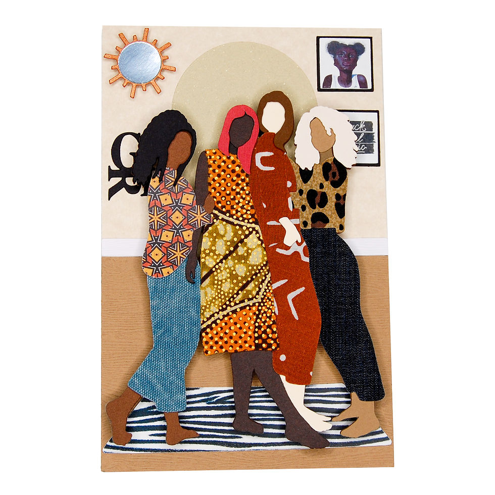 Thumbnail: Black Girl Magic Paper Art