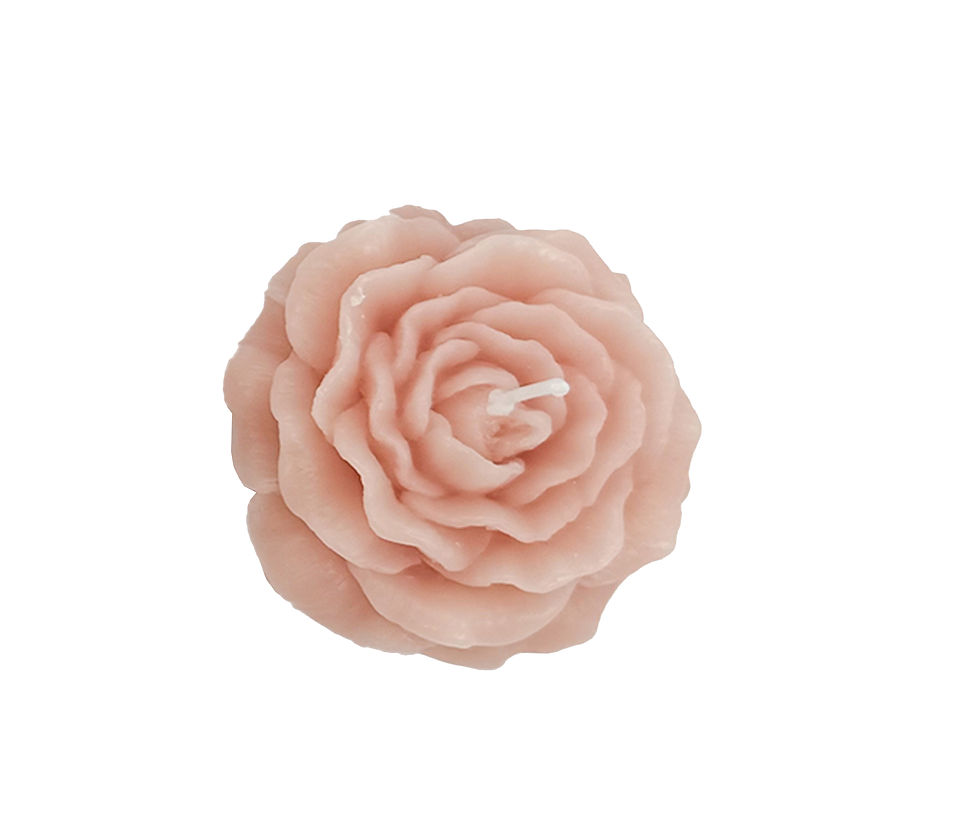 Thumbnail: Mini peony shaped candle