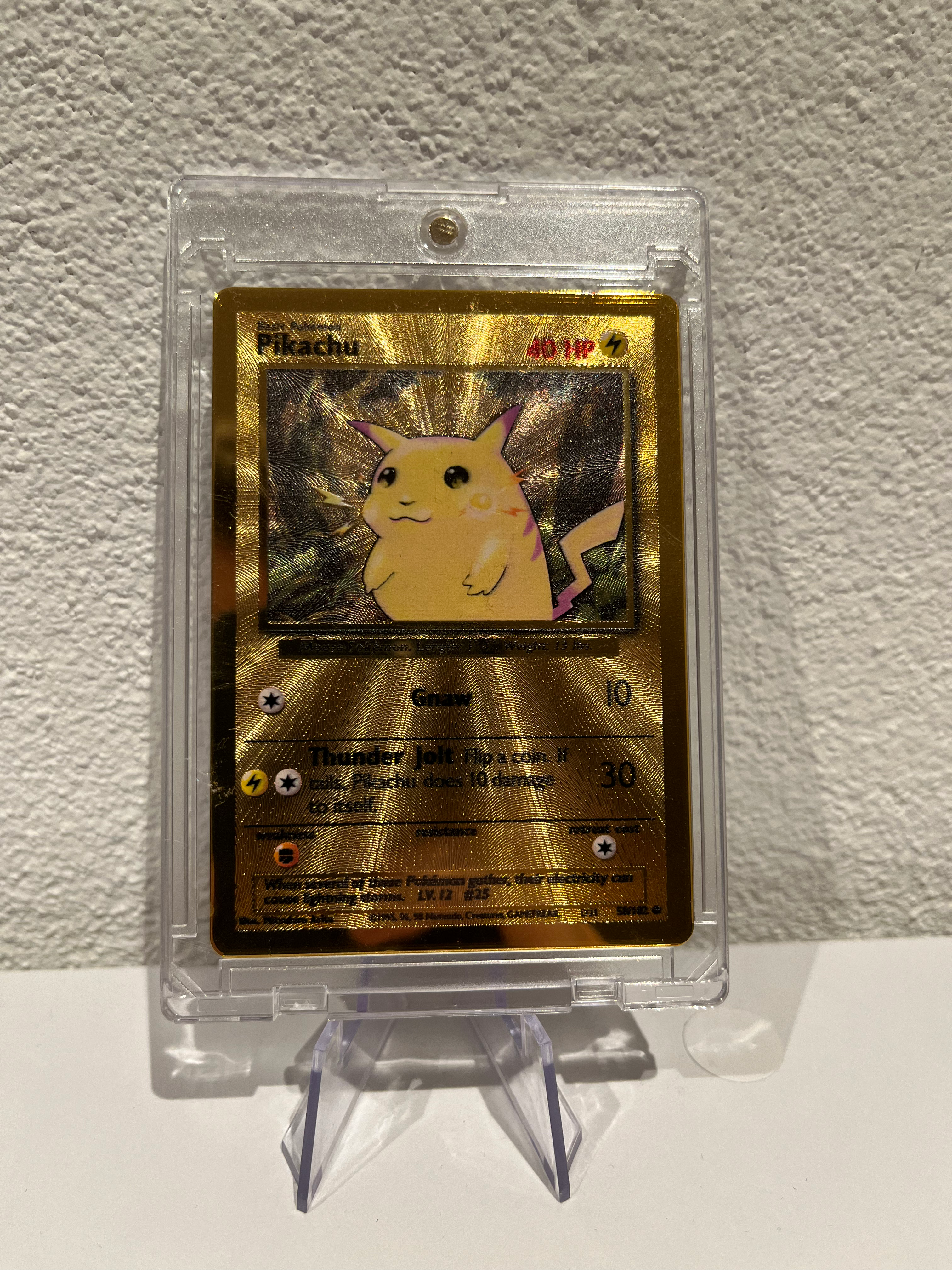 Pokemon 2021 Ultra Premium Collection Celebrations Pikachu gold 