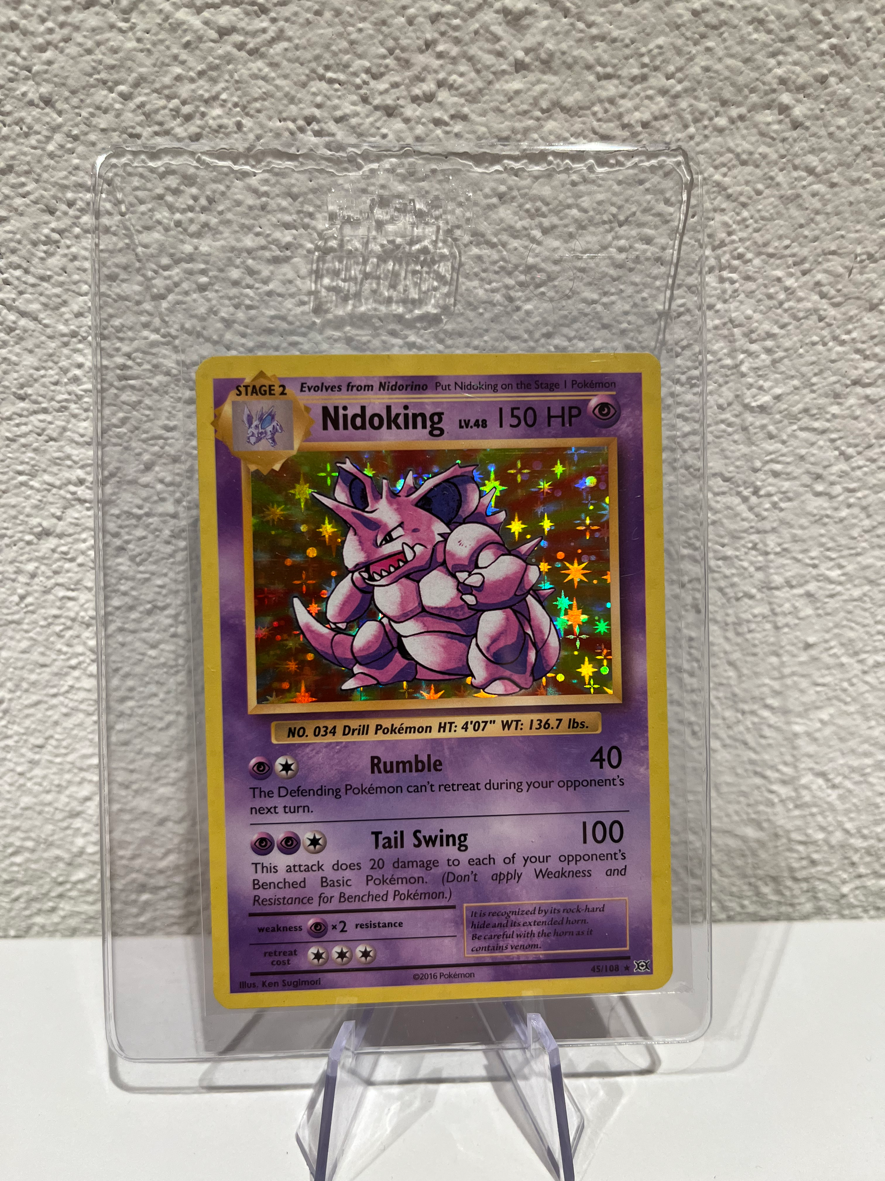 Nidoking Holo 2016 XY Evolutions