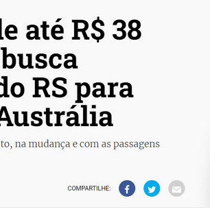 Com salário de até R$ 38 mil, empresa busca engenheiros do RS para trabalhar na Austrália.