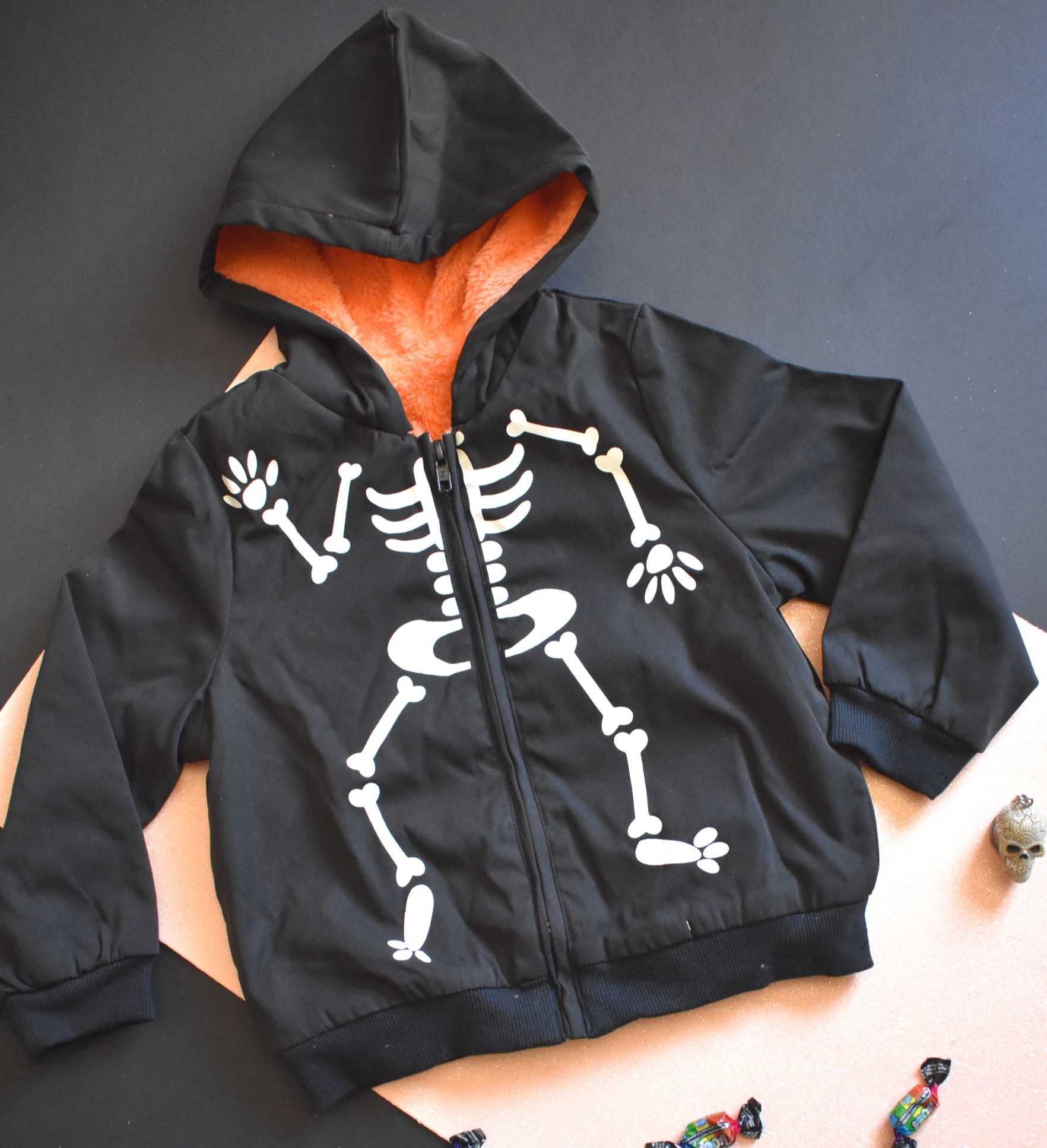 Polerón esqueleto forrado