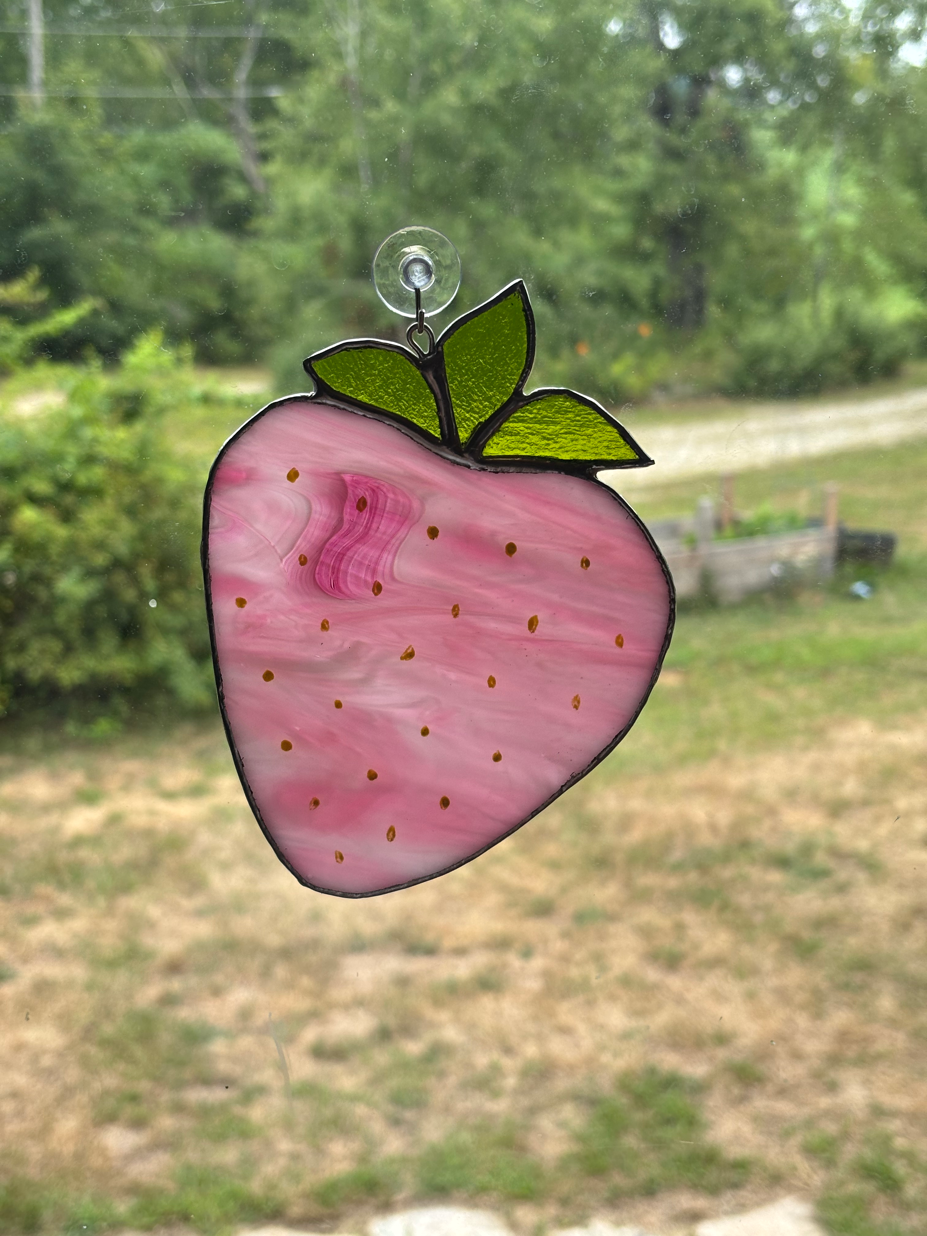 Large Strawberry sun-catcher