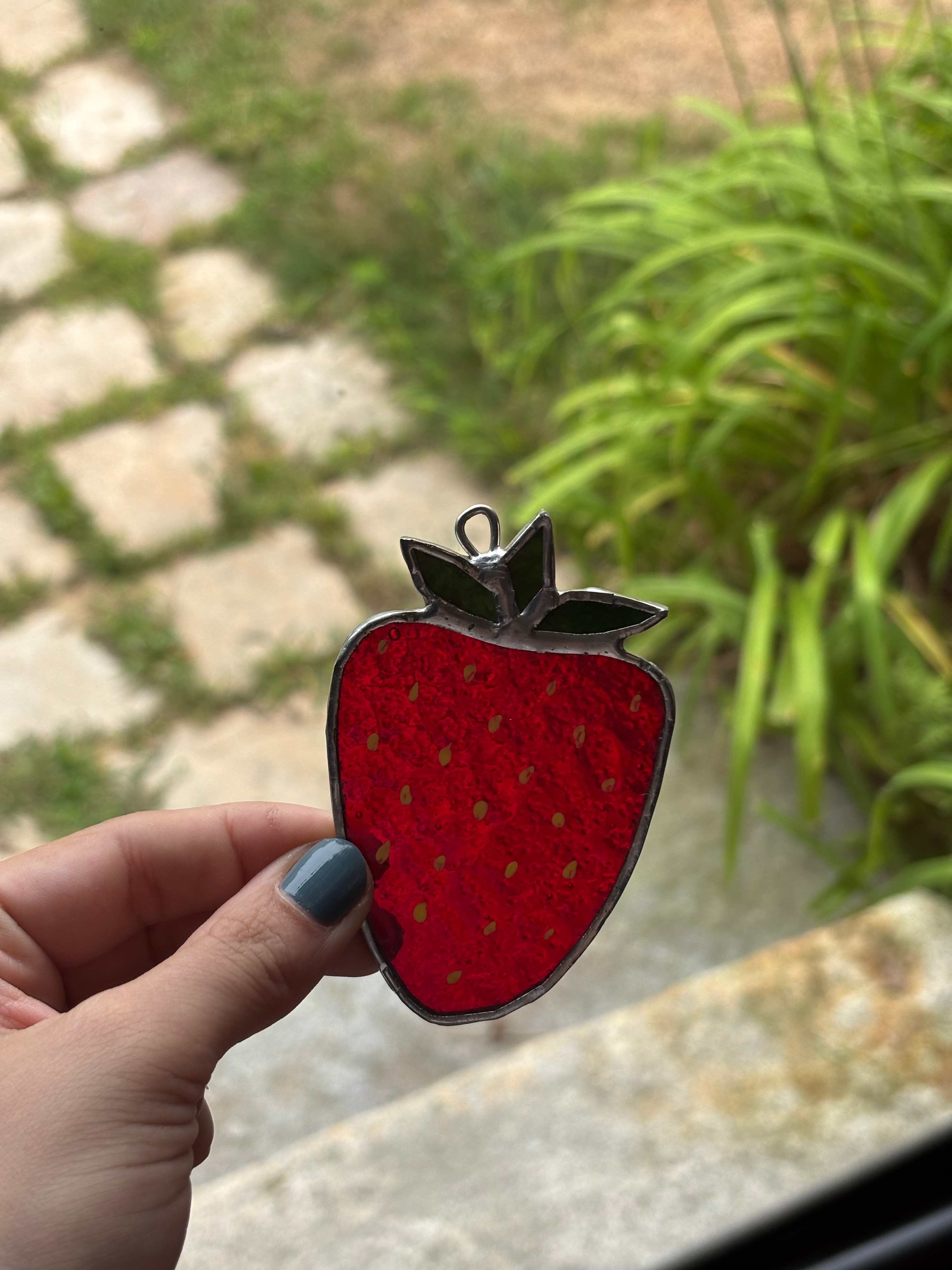 Small Strawberry Sun-catcher