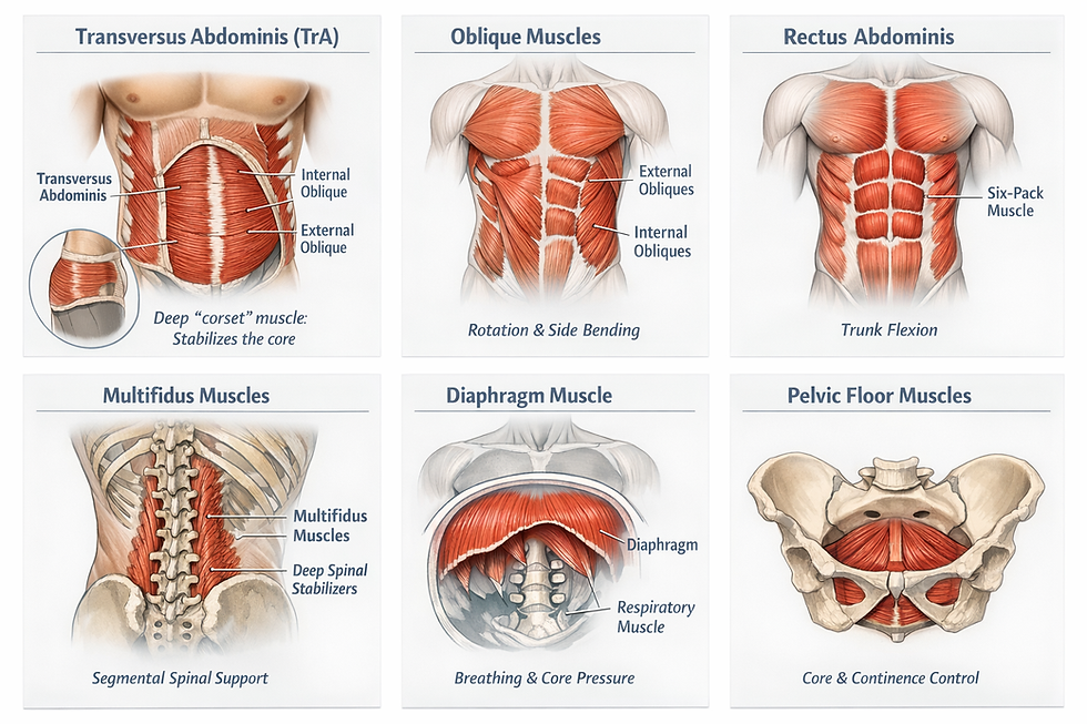 Core Anatomy Muscles Structure And Function Core Anatomy Muscles Structure And Function