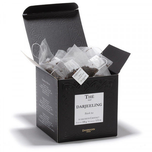 Thé noir Darjeeling 50 sachets cristal - Dammann Frères