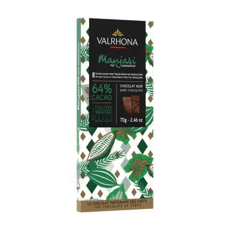 Tablette Manjari 64% Noir - Valrhona