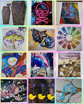 Artwork print examples