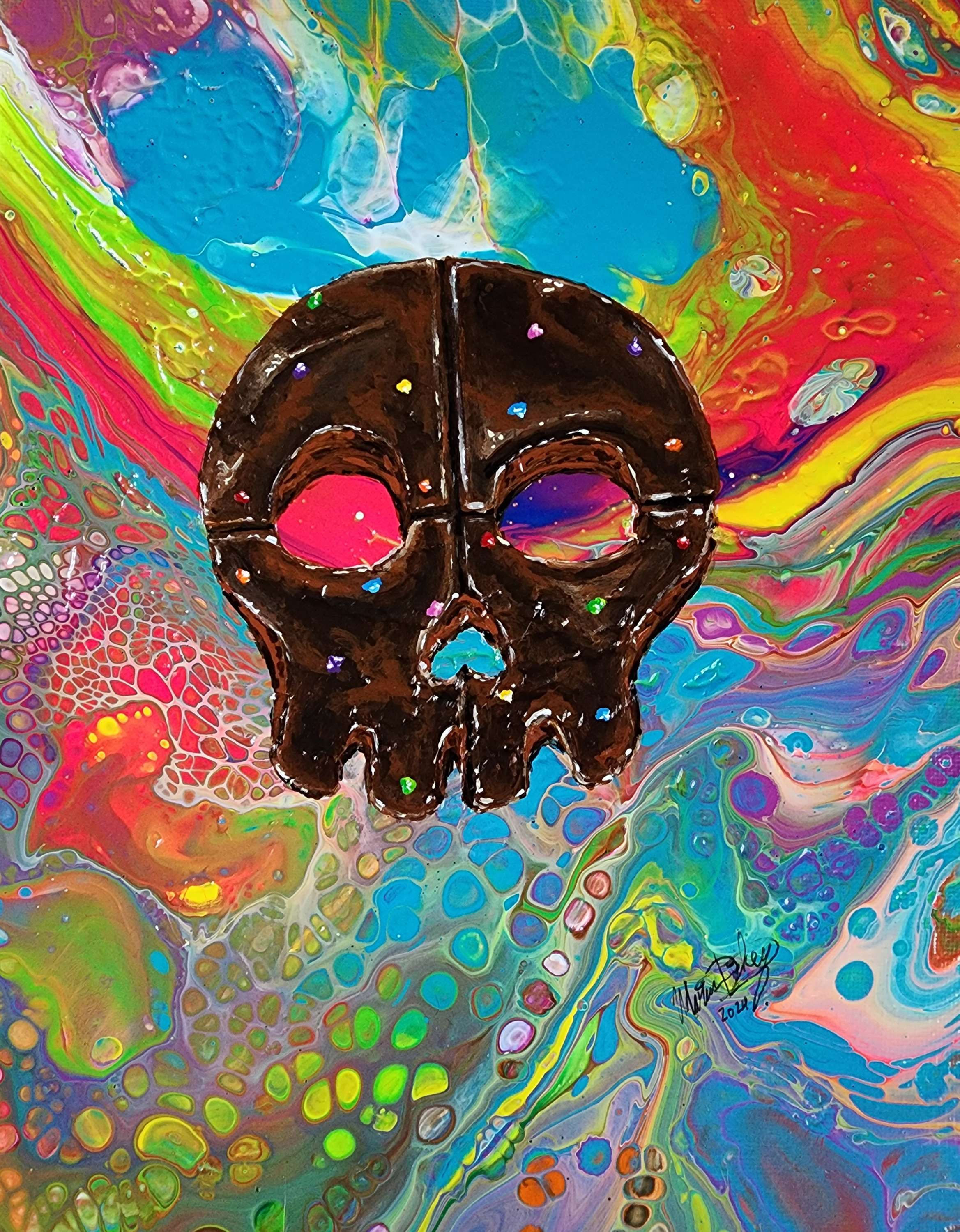 Cosmic Brownie Skull 