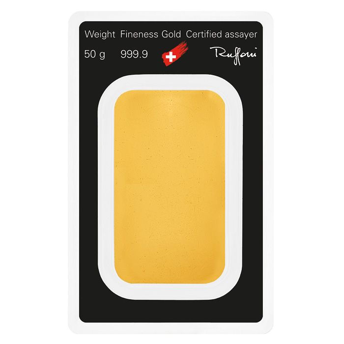 Miniaturbild: LBMA 50g Goldbarren