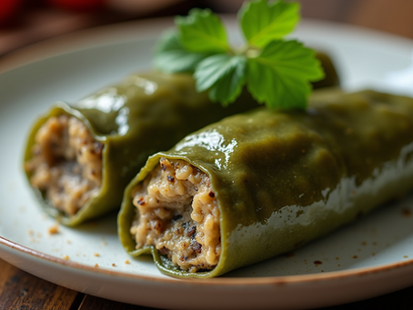 Grilled Lamb Stuffed Grape Leaves: A Love Story from Greece to Your Summer Table