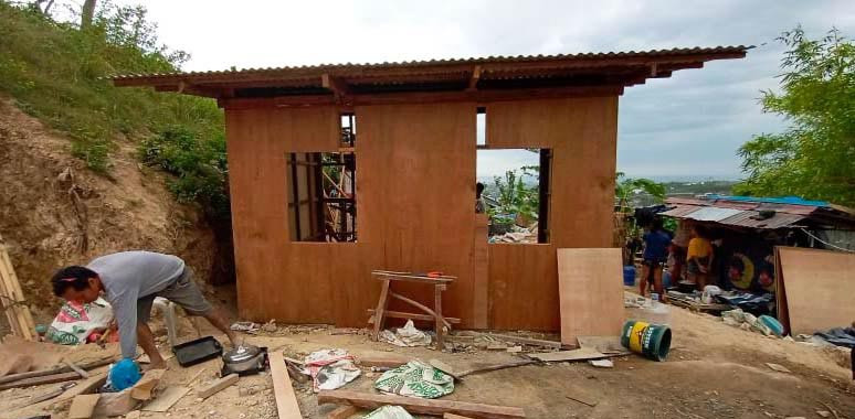 A work in progress house for a Filipino family