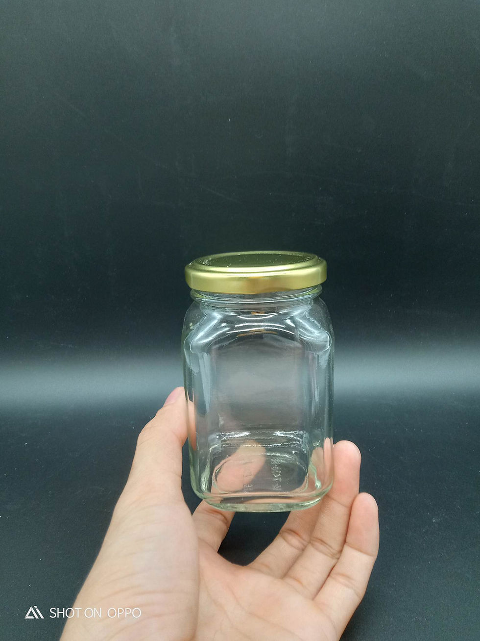 Thumbnail: M7438 250ml Square Glass Jar