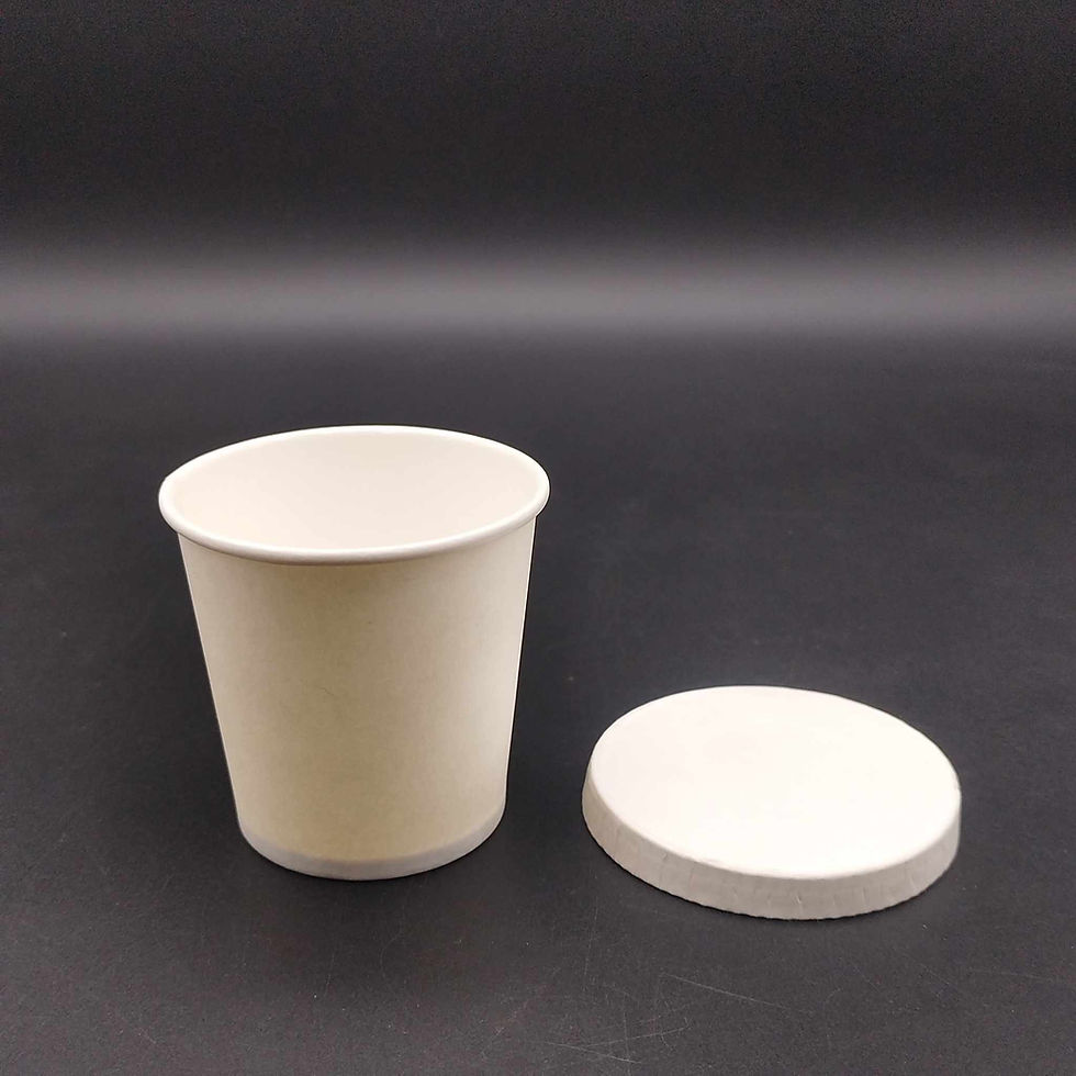 Thumbnail: Paper Sauce Cup  (w/ Plastic Lids or Paper Lids)