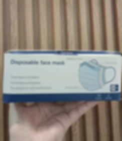 Face Mask Disposable Blue