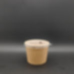 Thumbnail: Kraft Bowl w/ Clear Plastic Lid