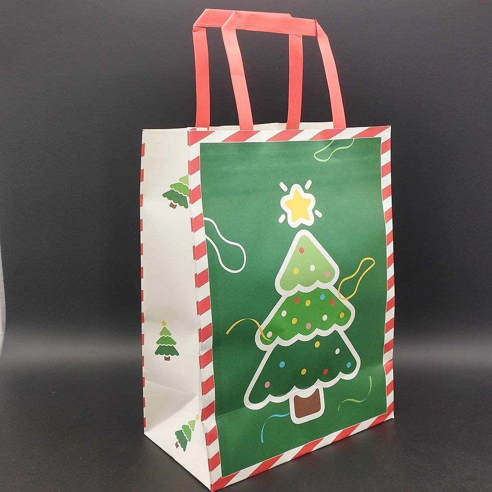 Thumbnail: Christmas Paper Bag w/ handle