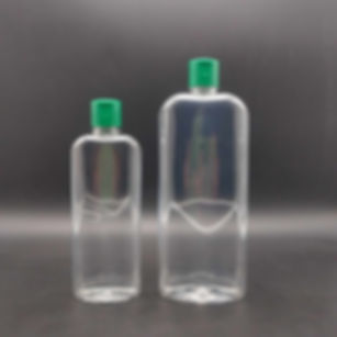 PET Alcohol Bottle w/ Fliptop Green Cap