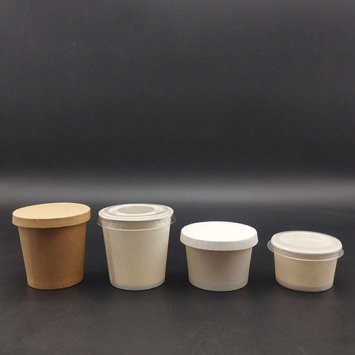 Paper Sauce Cup (w/ Plastic Lids or Paper Lids) | GagMax Packaging