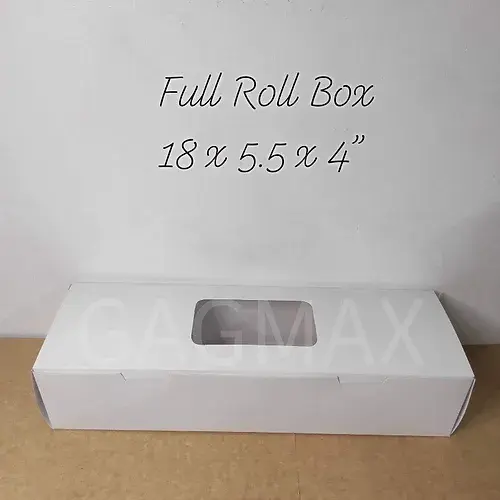 Thumbnail: Cake Roll Box (Matte & Glossy) w/ Window