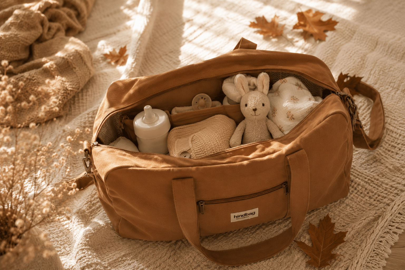 Sac à langer Hindbag Basile - Cannelle