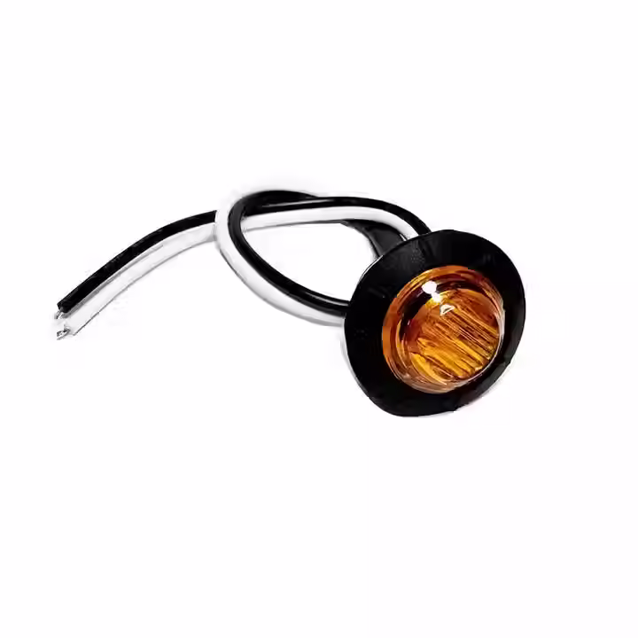 Warning Light  orange round