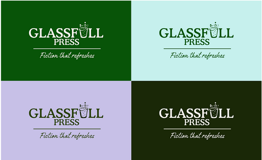 Glassfull Press brand color palette