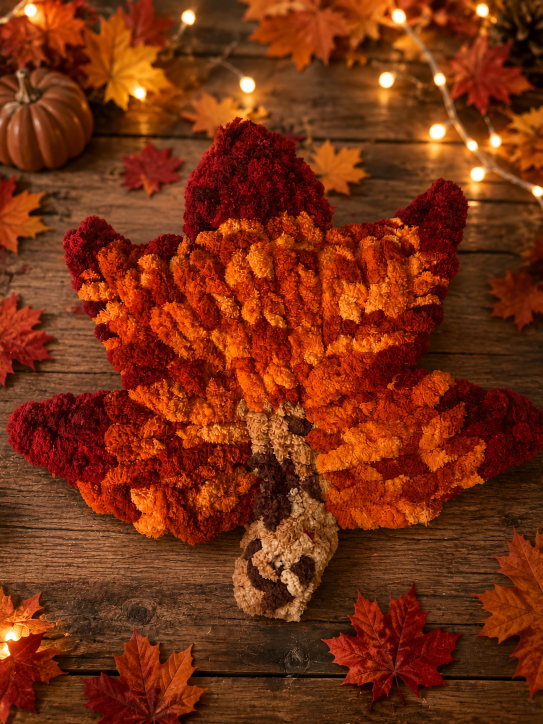 Maple Leaf Pillow 18"