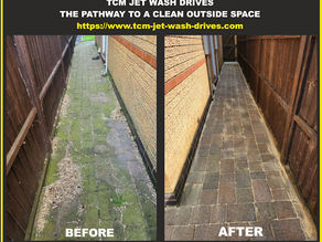 TCM Jet Wash Drives: Path and patio cleaning in Northampton, Northamptonshire 25th of April 2024