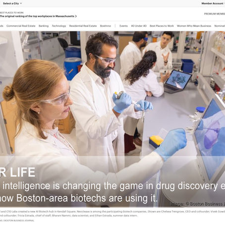 Neoclease Featured in Boston Business Journal: Advancing the Future of AI-Powered Biotech