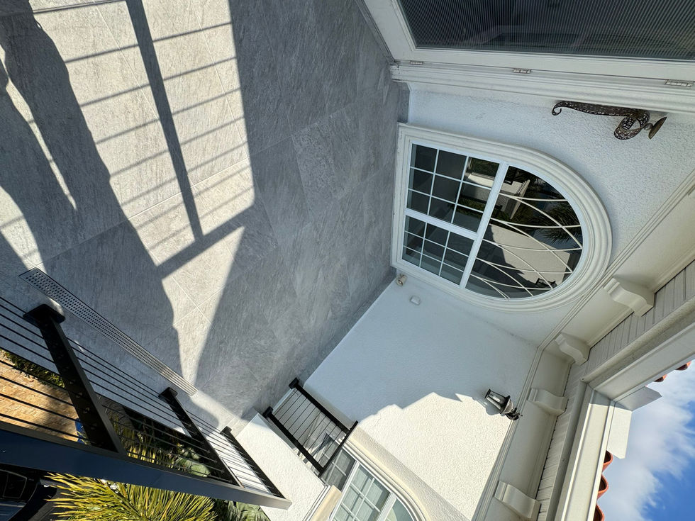 balcony after