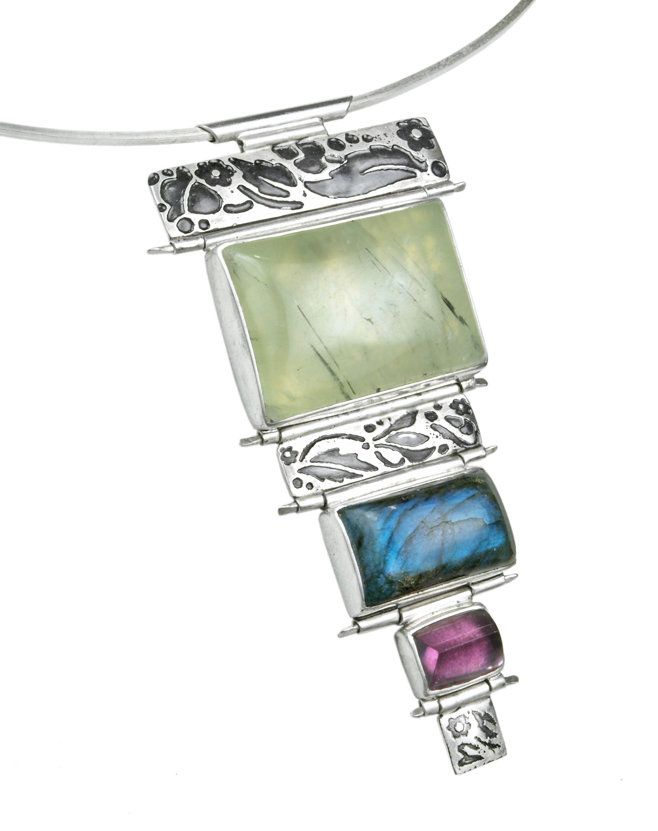 Garden Gate Kaleidoscope Necklace