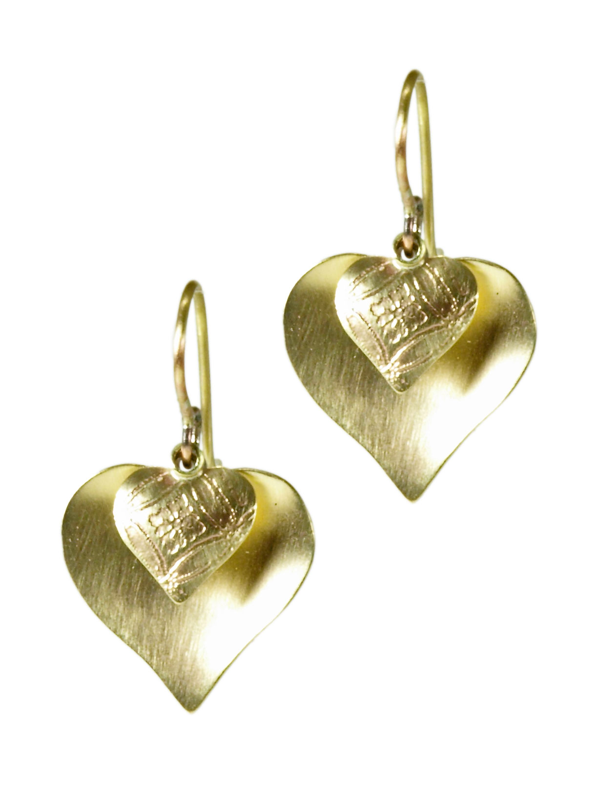 Dual Heart Earrings