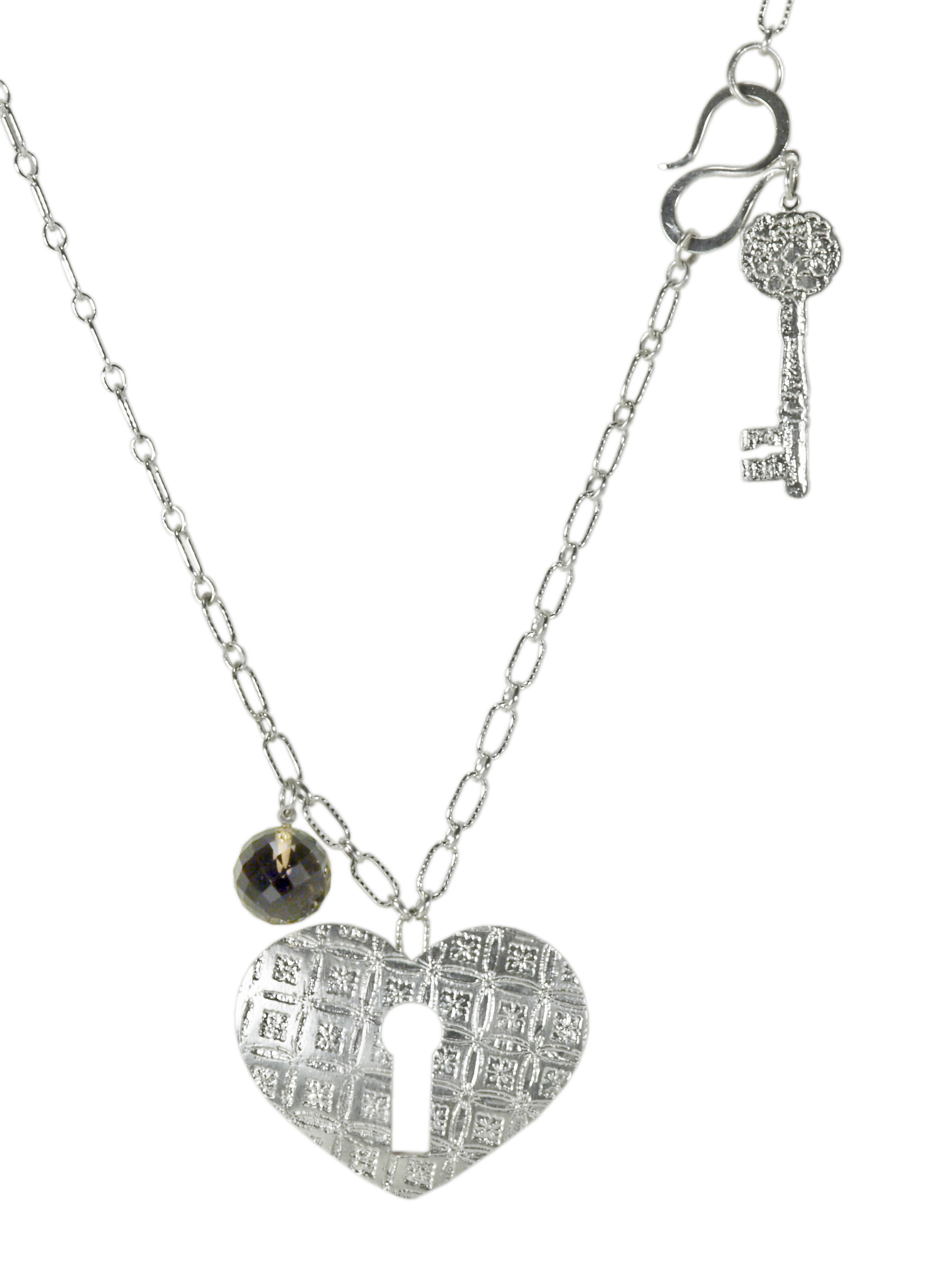 Keyhole Heart Necklace