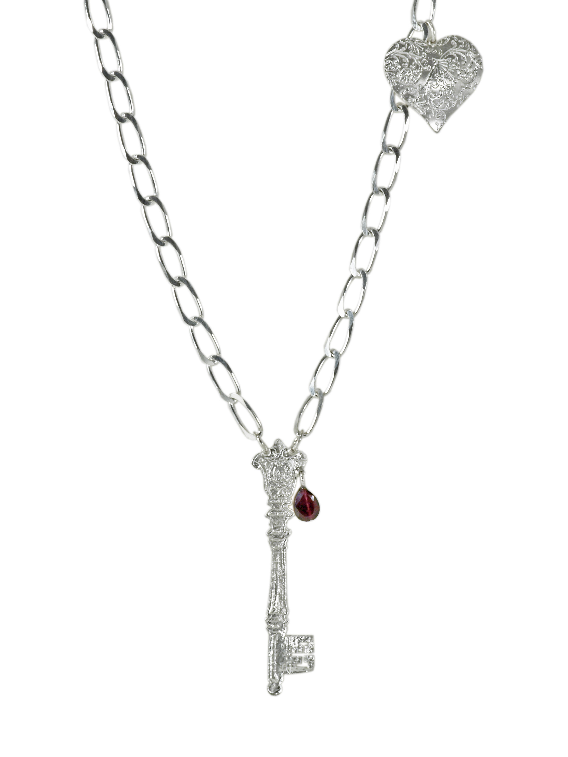 Silver Safe Keeping Necklace