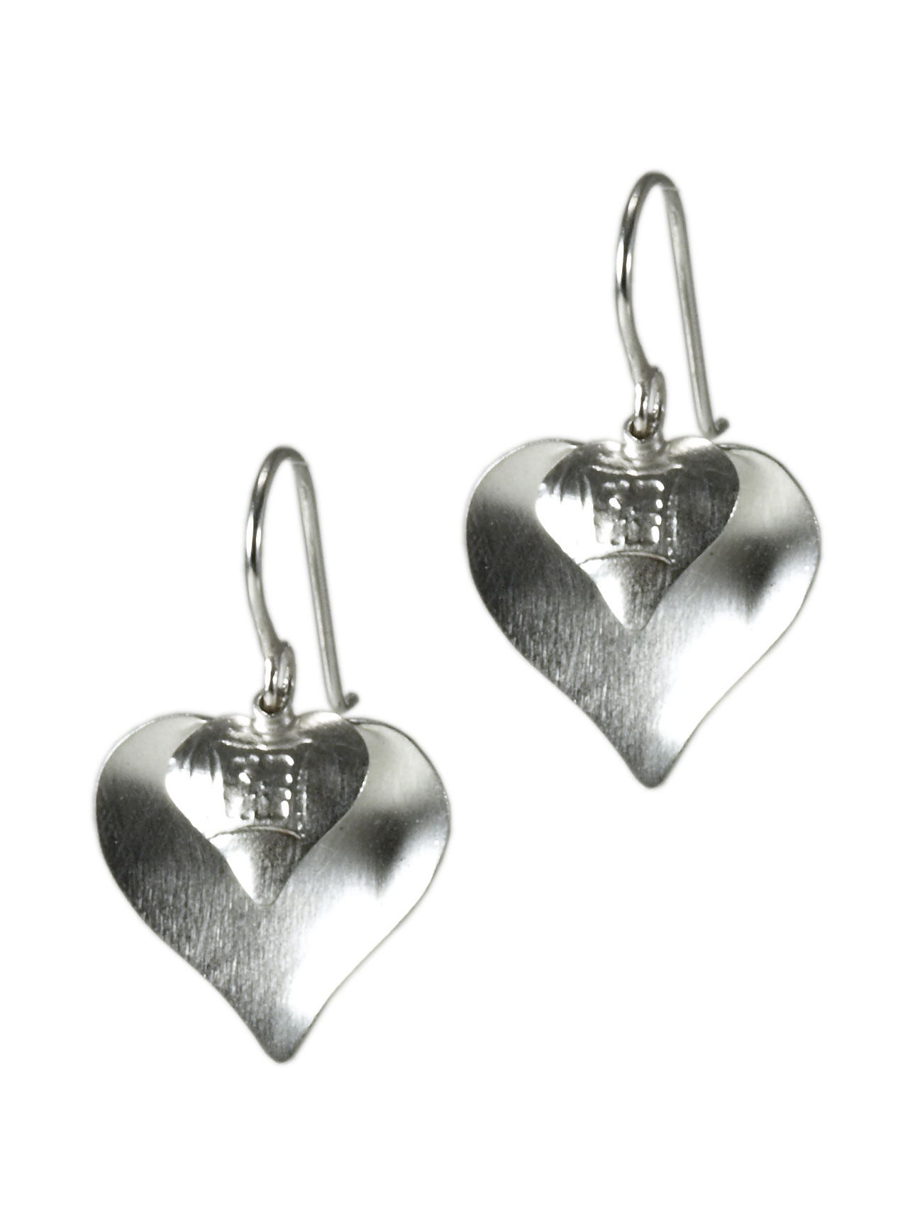 Dual Heart Earrings