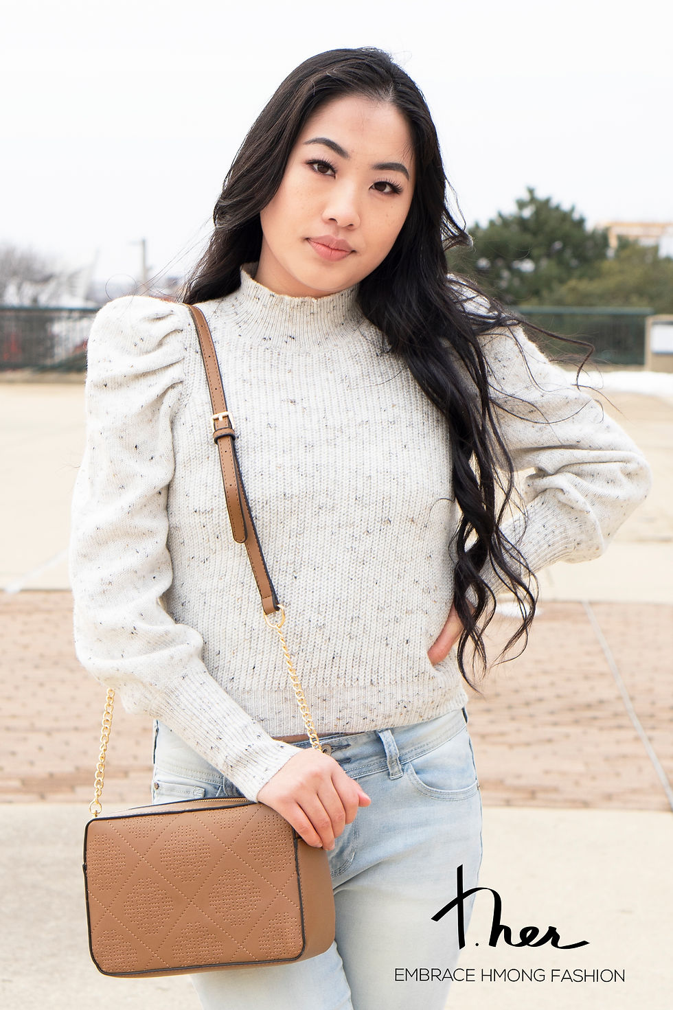 Thumbnail: Embroidered Crossbody Purse