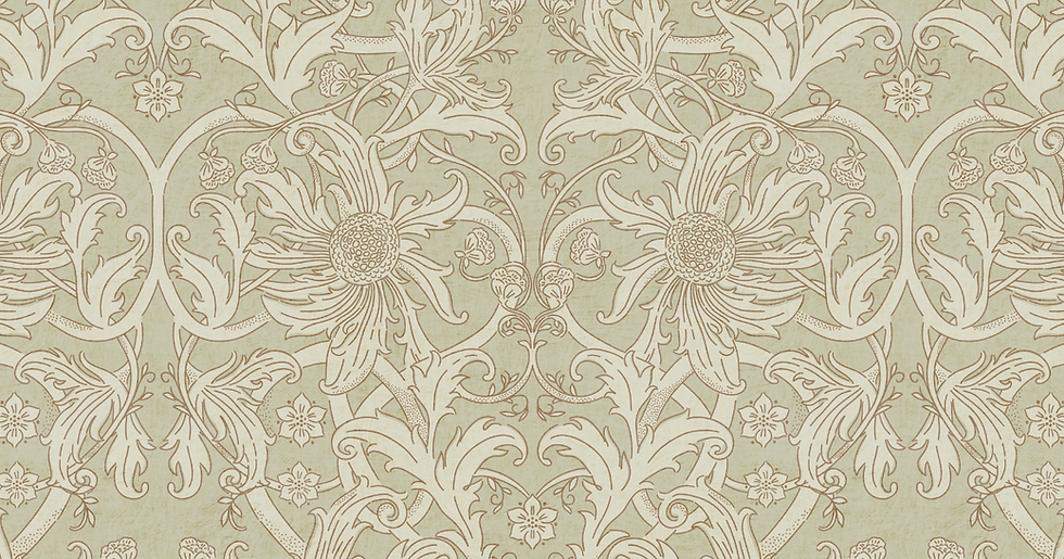 Symmetrical Floral Wall Coverings: A Few Options