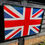 Thumbnail: Framed 1940’s ‘British Made’ printed linen Union Flag -