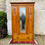Thumbnail: Late Victorian 2 part, mirrored wardrobe in Satin Walnut and Pine -