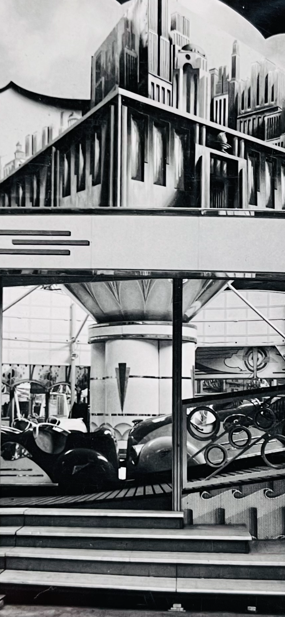 Thumbnail: The Autodrome Fun Fair Ride Vintage Photograph.- #2256
