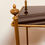 Thumbnail: Mid 20th Century two tier étagère in brass finish - #8868