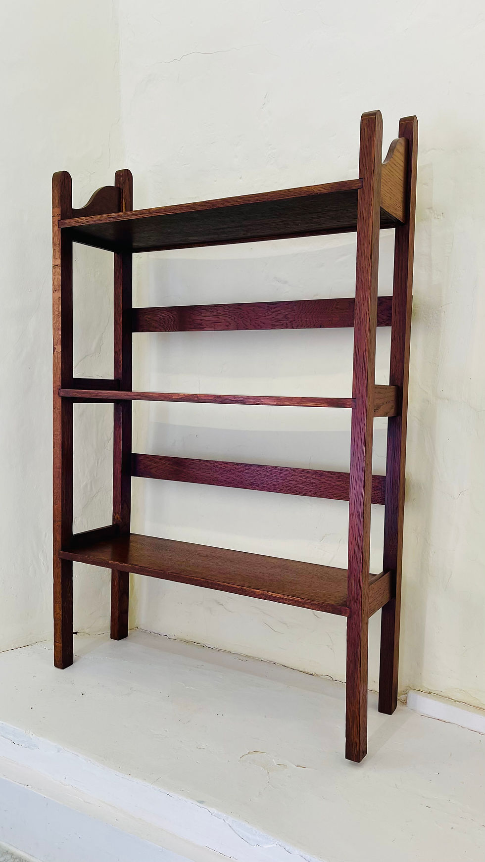 Thumbnail: 1920’s Small format Freestanding Stained Oak Bookcase -
