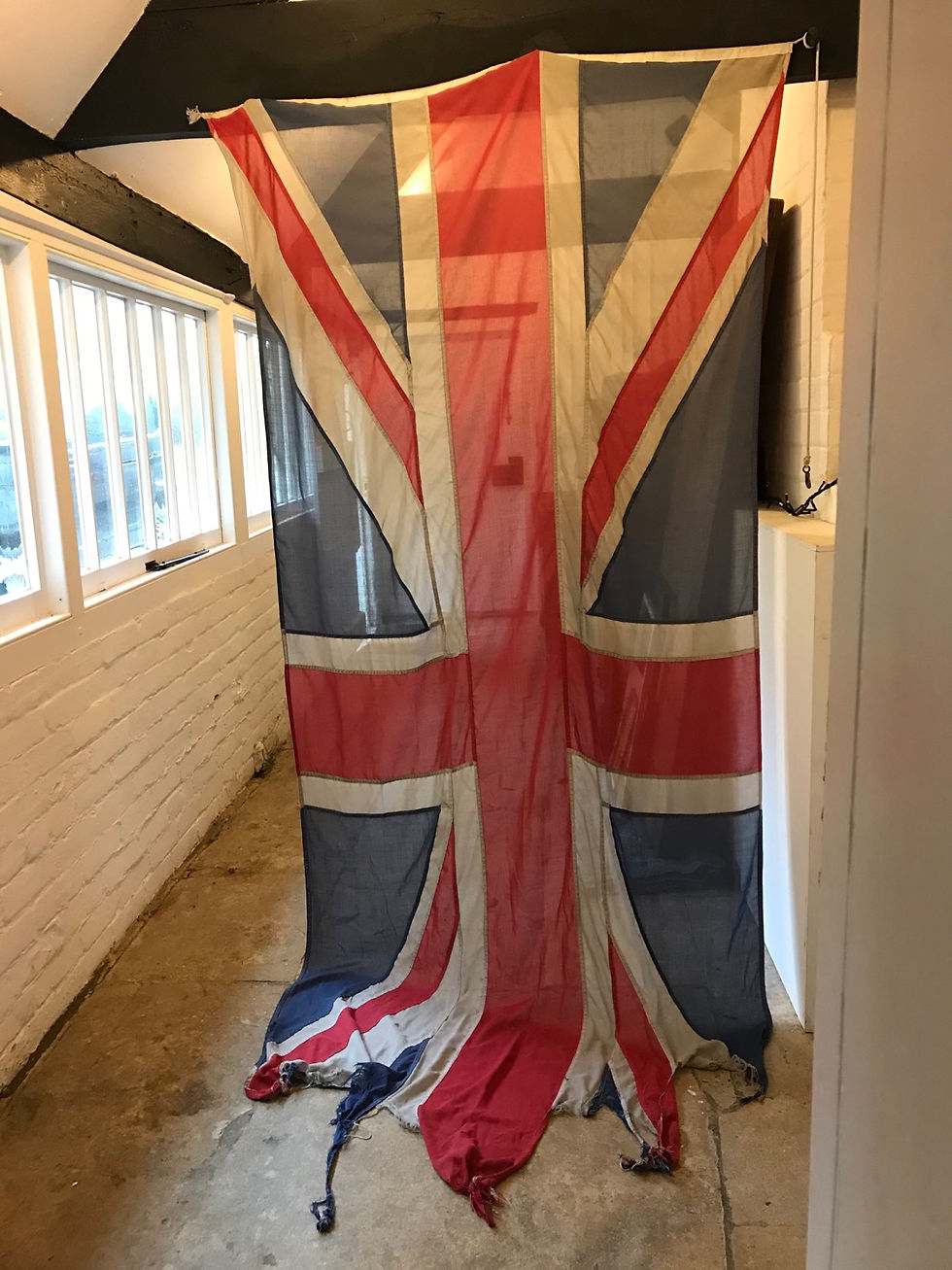 Thumbnail: Late 20th C stitched panel Union Flag - ref 5172