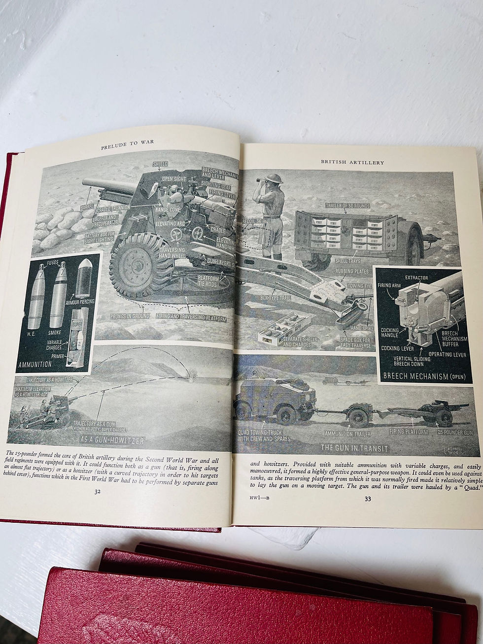 Thumbnail: 1940’s WW2 history series - five volume set by Oldham’s Press London - #8103/288