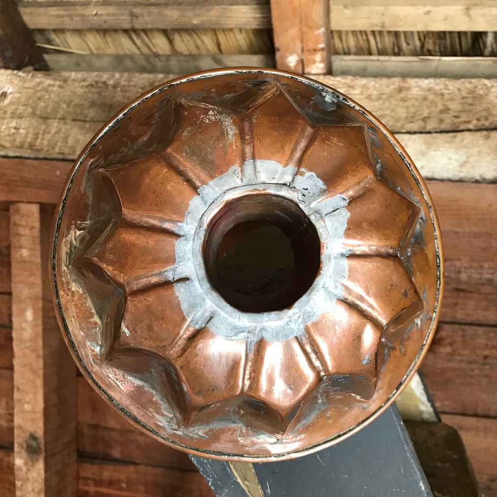 Thumbnail: Arts & Crafts Copper Ring Jelly Mould