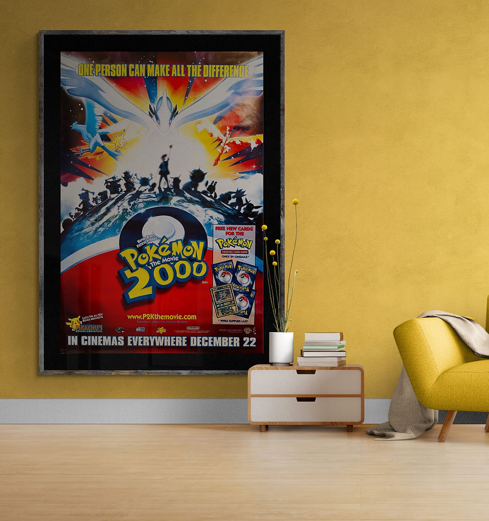 Vintage Pok mon The Movie Promotional Poster 180cm X 120cm 2026 Vintage Pok mon The Movie Promotional Poster 180cm X 120cm 2026