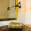 Thumbnail: Art Nouveau inspired swan neck book lamp.